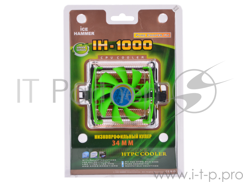 Кулер Ice Hammer IH-1000 HTPC <SocketAM2/LGA 775/1156>