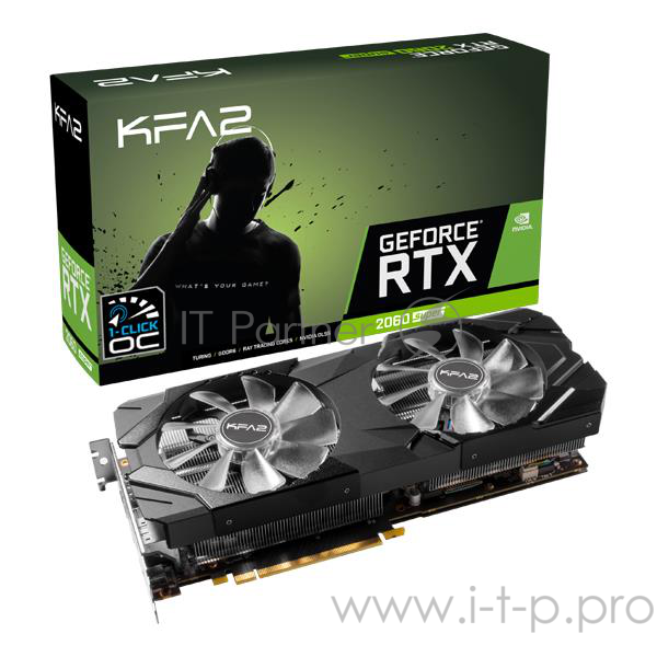 Видеокарта PCIE16 RTX2060 SUPER 8GB 2060 SUPER EX BLACK 8G KFA2