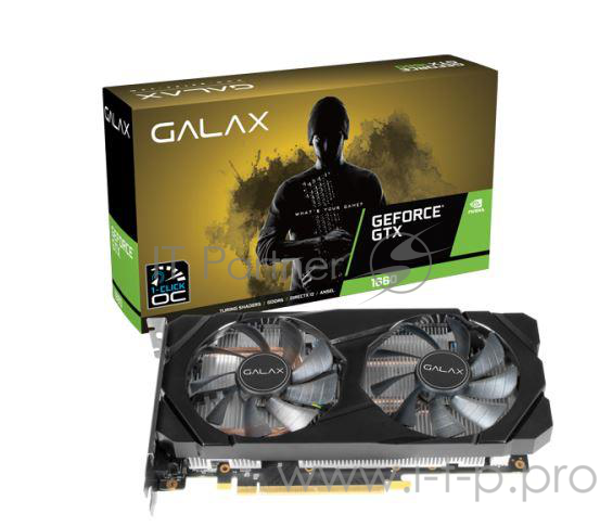 Видеокарта PCIE16 GTX1660 6GB GDDR5 GTX 1660 1-CLICK OC 6G KFA2