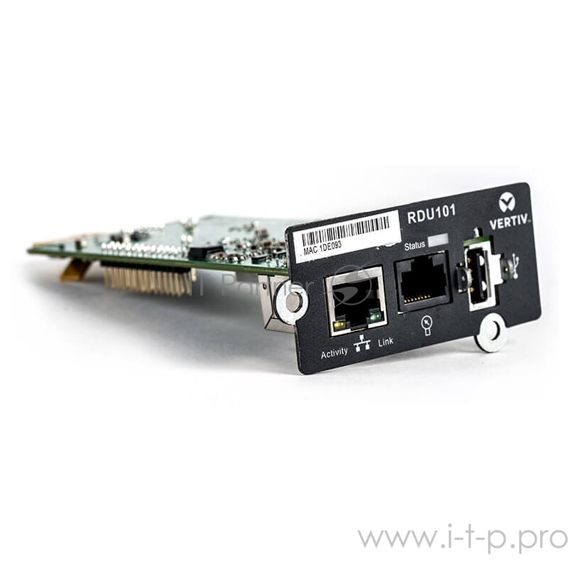 Карта мониторинга RDU101 SNMP Liebert GXT5 INTELLISLOT COMMS CARD SNMP Card for Liebert GXT5