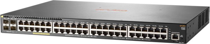 Aruba 2930F 48G PoE+ 4SFP+ Swch (48x10/100/1000 RJ-45 PoE+, 4x1/10G SFP+, L3 lite, PoE 370W, 19)