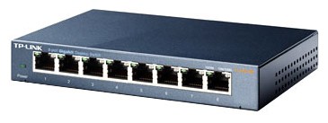 Сетевое оборудование TP-Link TL-SG108 8-port Desktop Gigabit Switch, 8 10/100/1000M RJ45 ports,metal case SMB