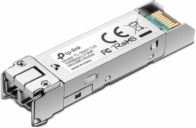 Сетевое оборудование TP-Link TL-SM311LS Gigabit SFP module, Single-mode, MiniGBIC, LC interface, Up to 10km distance SMB