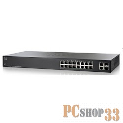 Сетевое оборудование Cisco SB SLM2016T-EU SG 200-18 18-портовый гигабитный коммутатор 18-port Gigabit Smart Switch