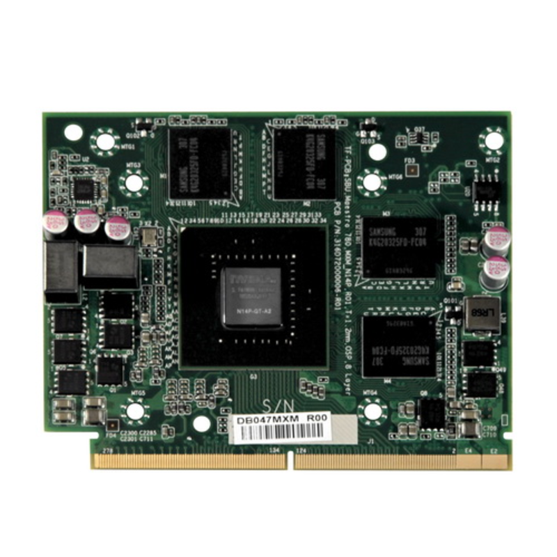 Видеокарта MITAC M780 MXM_N14P GDDR5 2GB WITH HEATSINK, GeForce GT 750M (MGT750-GD52P) для AIO Mitac Maestro 880/870 OEM {10}