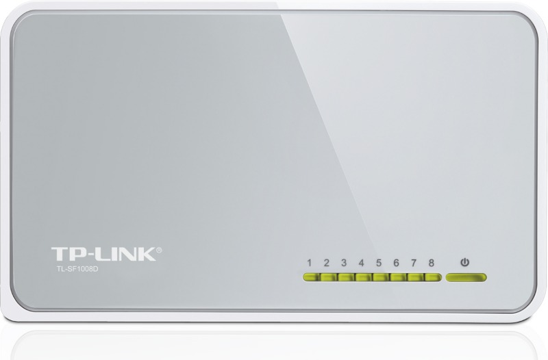 Сетевое оборудование TP-Link TL-SF1008D 8-портовый 10/100 Мбит/с настольный коммутатор