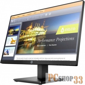 Монитор HP 21.5 P224 черный IPS 16:9 HDMI матовая 3000:1 250cd 178гр/178гр 1920x1080 D-Sub DisplayPort 3кг