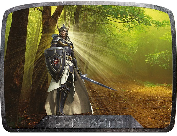 Dialog Gan-Kata PGK-20 elf с рисунком эльфа, Игровая поверхность для мыши - размер 425х320х3мм