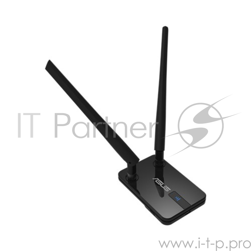 Сетевое оборудование ASUS USB-N14 USB2.0 802.11n 300Mbps 5dBx2 Antenna