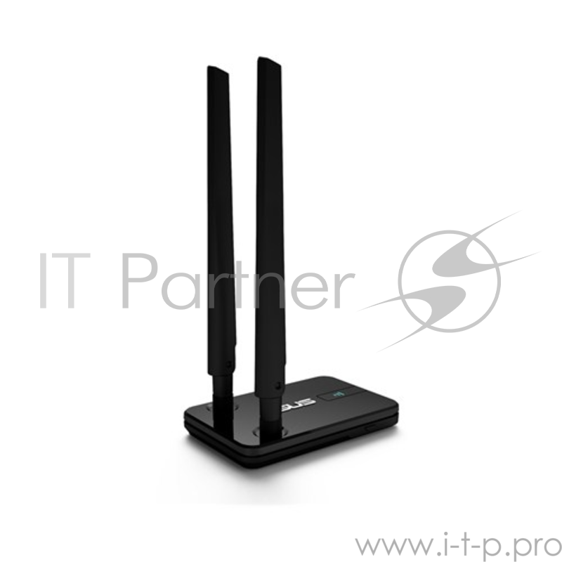 Сетевое оборудование ASUS USB-N14 USB2.0 802.11n 300Mbps 5dBx2 Antenna