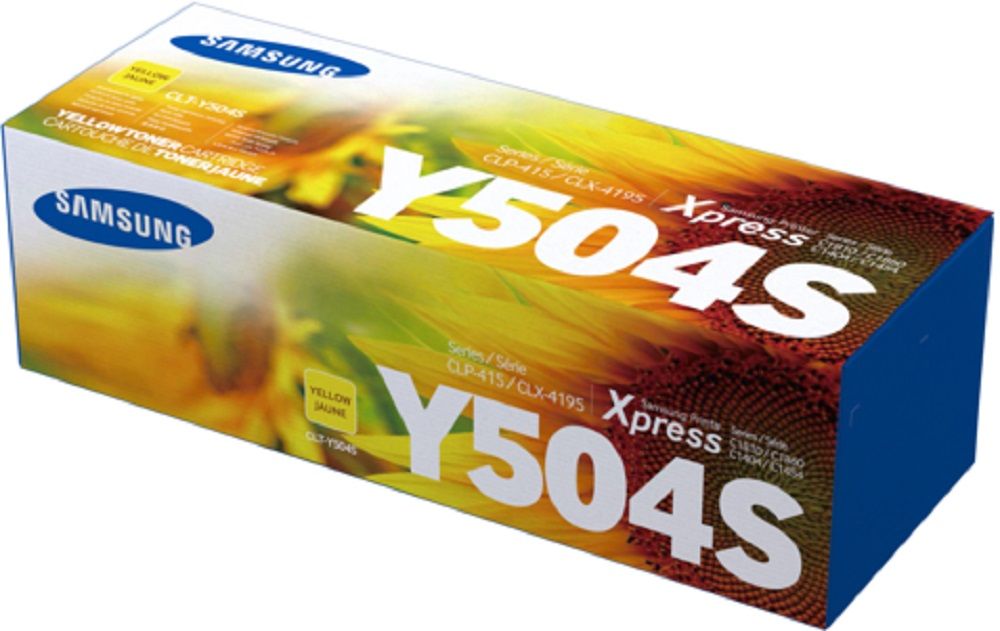 Тонер Картридж SAMSUNG CLT-Y504S/ SU504A желтый (1800стр.) для Samsung CLX-4195FN/4195FW, CLP-415N/4