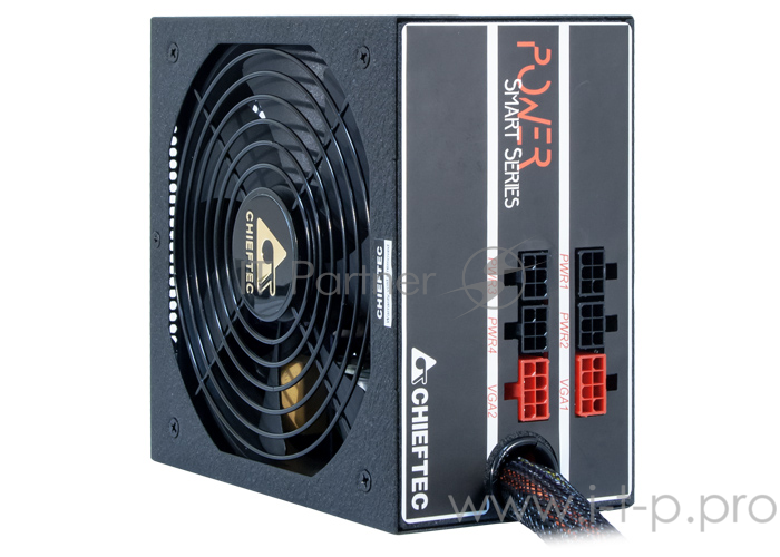 Блок питания Chieftec Power Smart GPS-550C (ATX 2.3, 550W, 80 PLUS GOLD, Active PFC, 140mm fan, Cable Management) Retail