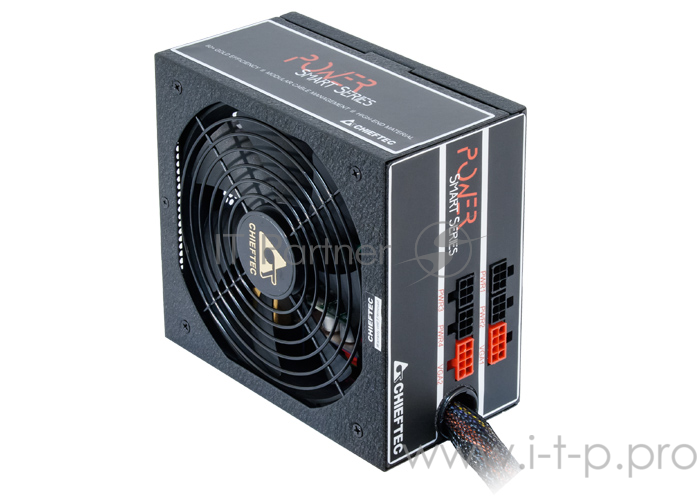Блок питания Chieftec Power Smart GPS-550C (ATX 2.3, 550W, 80 PLUS GOLD, Active PFC, 140mm fan, Cable Management) Retail