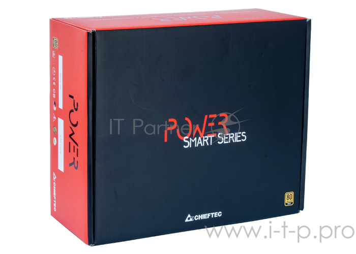 Блок питания Chieftec Power Smart GPS-550C (ATX 2.3, 550W, 80 PLUS GOLD, Active PFC, 140mm fan, Cable Management) Retail