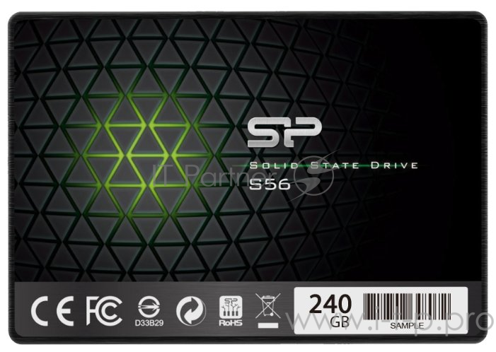 Твердотельный диск 240GB Silicon Power S56, 2.5