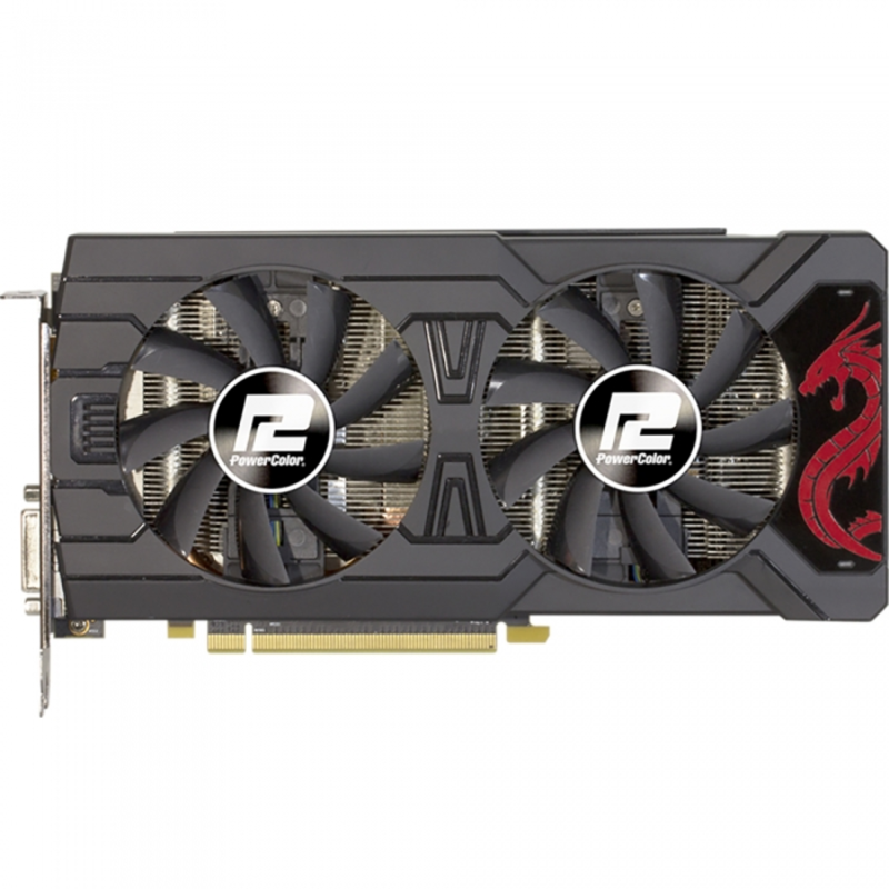Видеокарта Powercolor AXRX 570 8GBD5-3DHD/OC RTL {20} (70525)
