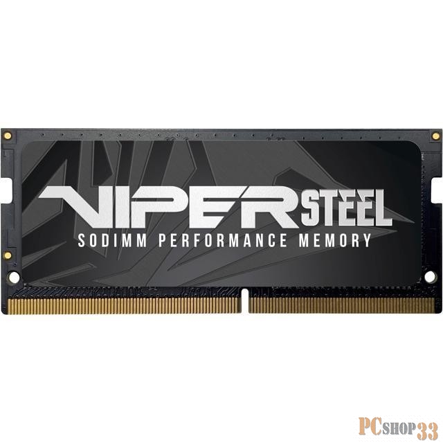 SO-DIMM DDR 4 DIMM 16Gb PC24000, 3000Mhz, PATRIOT Viper Steel (PVS416G300C8S) (retail)