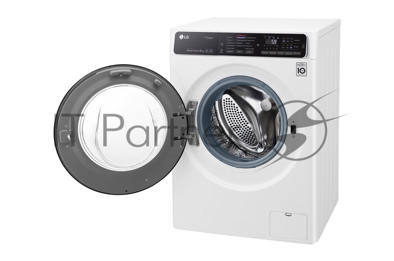 Стиральная машина LG F4H5VS6W / 9 кг. Прямой привод (Direct Drive)- 6 движений заботы (6 motion)- Smart Diagnosis- Обработка паром (Steam)- Система бесконтактной (NFC) диагностики Tag On - Сенсорная панель