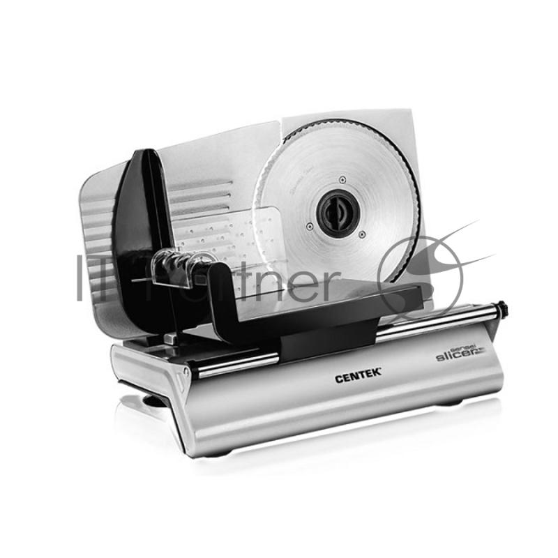 Ломтерезка Centek CT-1380, 150 Вт, толщина нарезки 3-15мм, держатель крайнего ломтика
