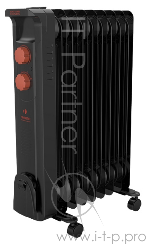 Обогреватель масляный Timberk TOR 21.2512 BCL, Вт 2500, 12 секций, механ. термостат