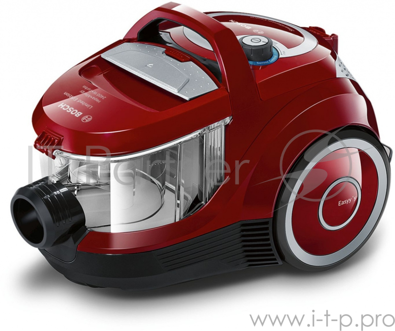 Пылесос Bosch BGS2UCHAMP 2400Вт красный