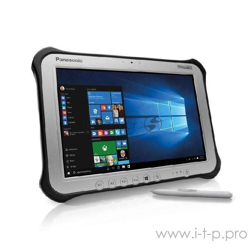 Планшет FZ-G1W1898T9 Полностью защищенный планшет FZ-G1mk5 Core i5-7300U, 2.4Ghz, 3Mb cache, 8Gb DDR3, 256Gb SSD, 10.1 WUXGA(IPSa) 1920x1200, BT, WiFi, HDMI, 1xUSB3.0, RearCam(8MP), Win10 Pro