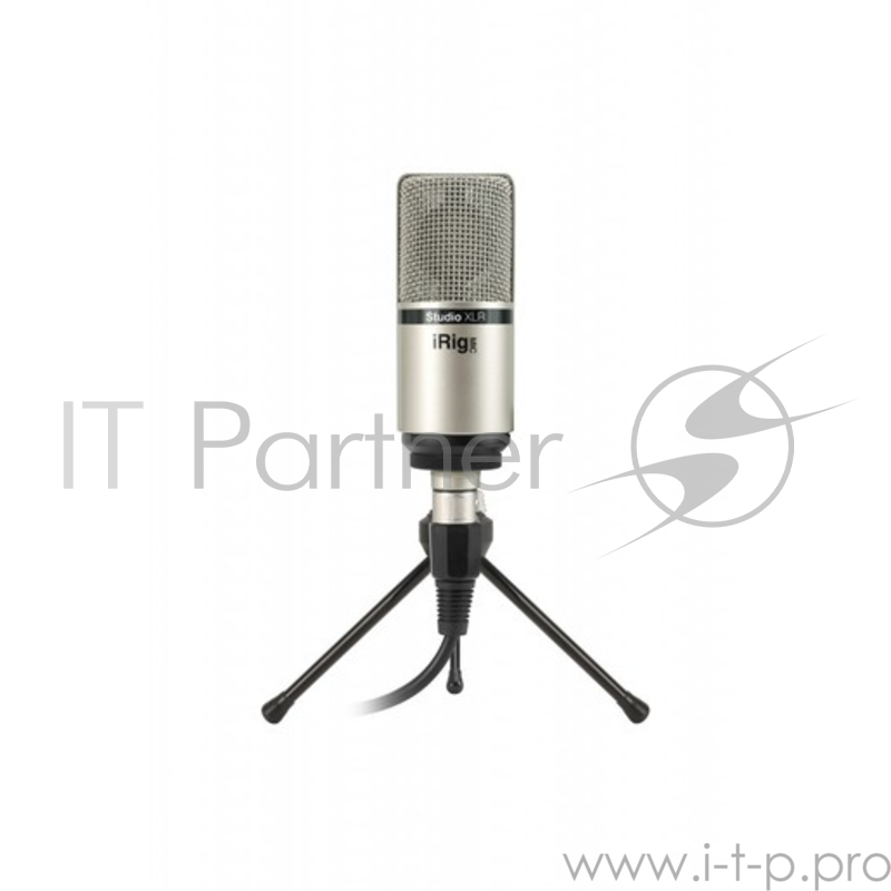 Микрофон IK Multimedia iRig Mic Studio XLR студийный конденсаторный для работы с устройствами на базе iOS, Android, Mac/PC