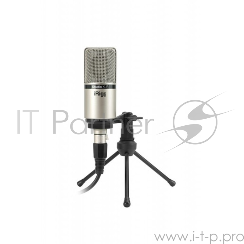 Микрофон IK Multimedia iRig Mic Studio XLR студийный конденсаторный для работы с устройствами на базе iOS, Android, Mac/PC
