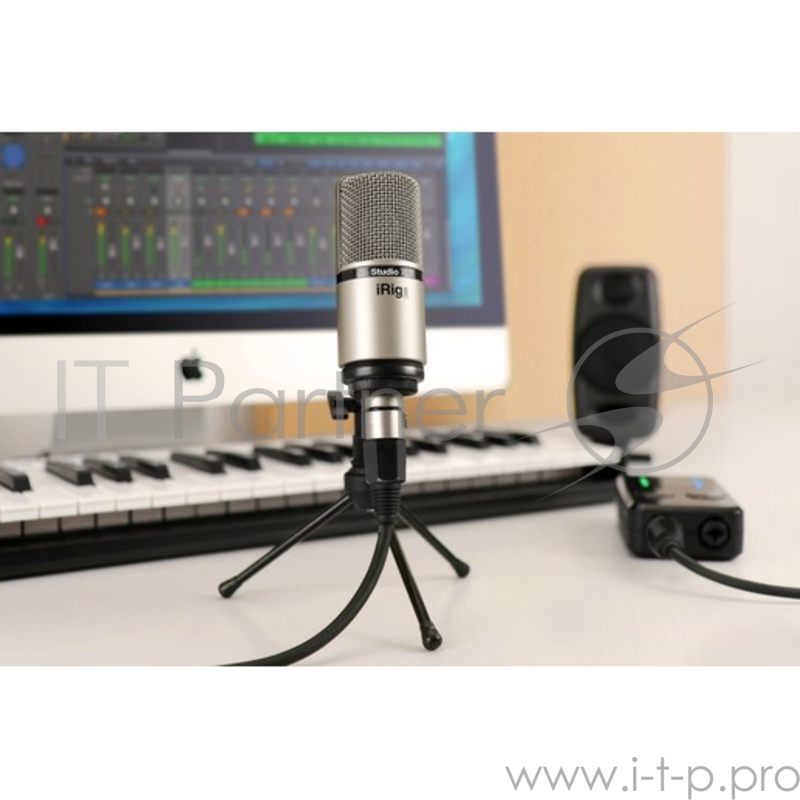 Микрофон IK Multimedia iRig Mic Studio XLR студийный конденсаторный для работы с устройствами на базе iOS, Android, Mac/PC