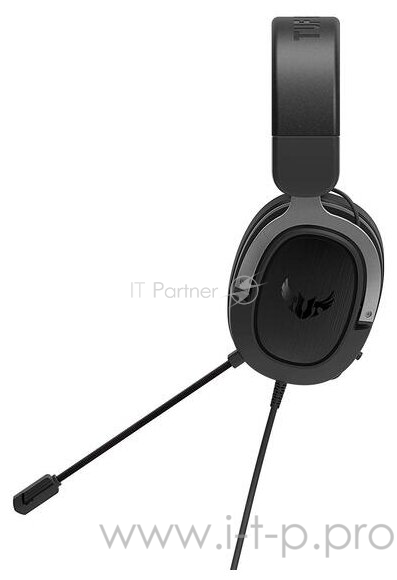 ASUS TUF Gaming H3 Игровые наушники чёрно-серые (7.1 виртуально, 50мм, неодимовые магниты, 32 Ом, 20~20000 Гц, микрофон, USB, PC, Mac, PS4, Nintendo Switch, Xbox One, 90YH028G-B1UA00)