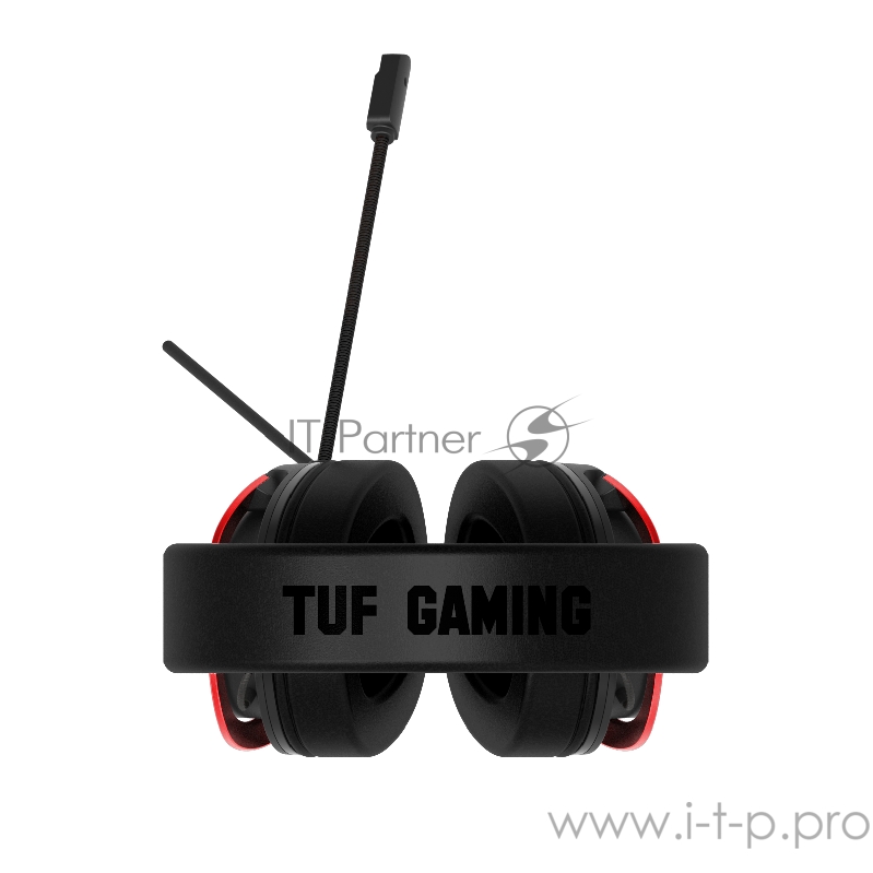 ASUS TUF Gaming H3 Игровые наушники чёрно-красные (7.1 виртуально, 50мм, неодимовые магниты, 32 Ом, 20~20000 Гц, микрофон, USB, PC, Mac, PS4, Nintendo Switch, Xbox One, 90YH02AR-B1UA00)