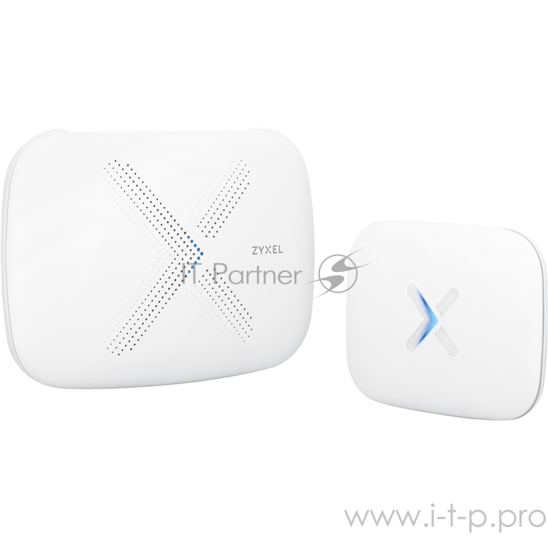 Zyxel Набор из Mesh Wi-Fi машрутизатора Zyxel Multy X (WSQ50) и репитера Multy Mini (WSQ20), AC Wave2, MU-MIMO, 802.11a/b/g/n/ac, поддержка Amazon Alexa