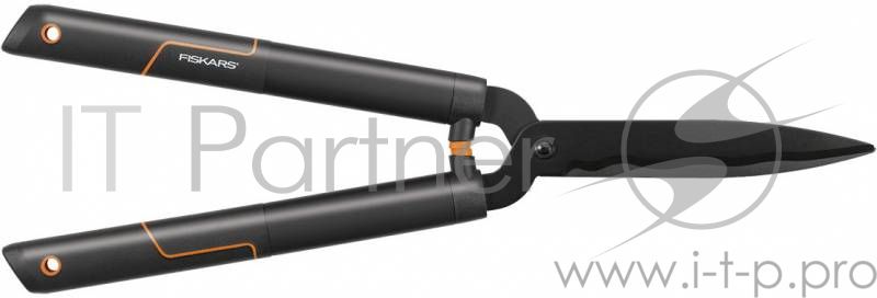 Ножницы для живой изгороди Fiskars SingleStep HS22 черный/оранжевый (114730)