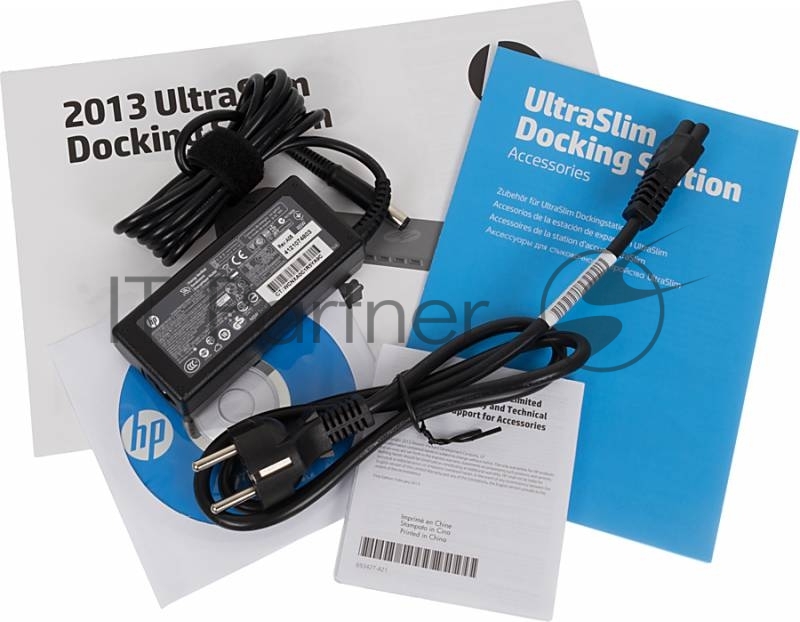 Опция для ноутбука HP D9Y32AA 65W Docking Station UltraSlim (EliteBook 1040/820/840/850/9470m/Revolve)