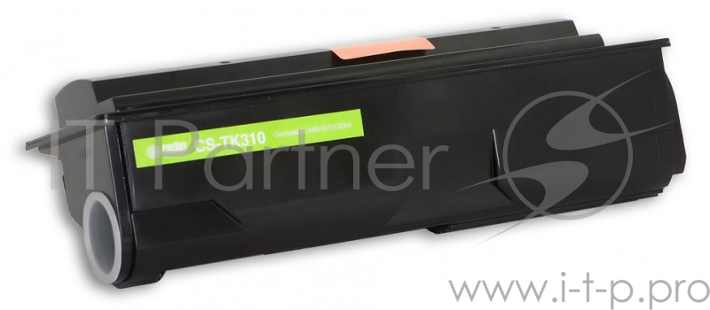 Тонер-картридж Cactus CS-TK310 для принтера Kyocera Mita FS 2000, черный, 12000 стр. (туба, 480 г.)