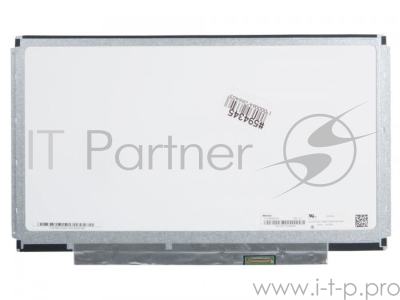 Матрица 13.3 Matte N133BGE-E31, WXGA HD 1366x768, 30 Lamels DisplayPort, cветодиодная (LED), Chi Mei, уши Л/П слитно