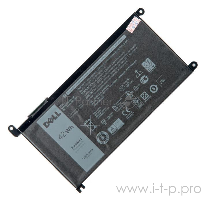 Аккумулятор для Dell Inspiron 15-5538, 15-5568, 13MF PRO-D1508TS, 13MF PRO-D1708TS, Inspiron 13 7368, 11.4V 3500mAh