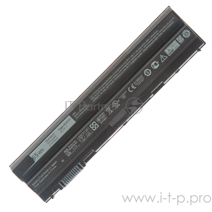 аккумулятор для ноутбука Dell Latitude E6420, Inspiron 15R (5520), 17R (5720), 17R (SE-7720), Latitude E5420, E5430, E5520, E5530, E6420, E6430, E6520, E6530, Vostro 3460, 3560, 65Wh, 10.8V