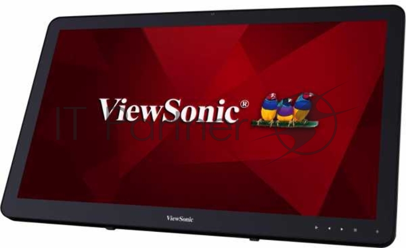 Монитор Viewsonic 23.6 TD2430 Touch VA LED, 1920x1080, 10ms, 250cd/m2, 50Mln:1, 178°/178°, VGA, HDMI, DP, USB*2, колонки, Tilt, VESA(100x100), Black