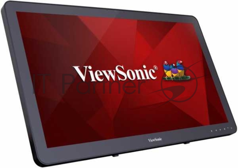 Монитор Viewsonic 23.6 TD2430 Touch VA LED, 1920x1080, 10ms, 250cd/m2, 50Mln:1, 178°/178°, VGA, HDMI, DP, USB*2, колонки, Tilt, VESA(100x100), Black