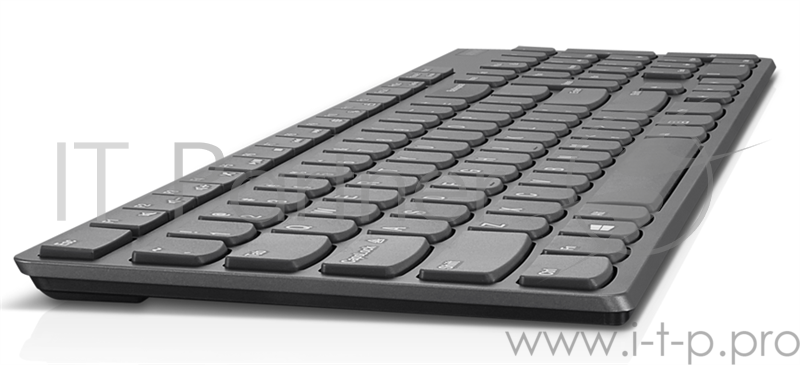 Комплект (клавиатура и мышь) Lenovo Professional Ultraslim Wireless Combo Keyboard and Mouse- Russian/Cyrillic ( 1 x 2.4 GHz nano USB receiver, 1 x micro USB charging cable, 2 x AAA batteries
