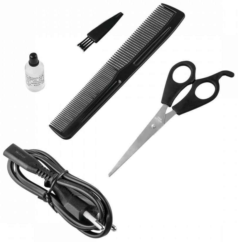 Машинка для стрижки Scarlett SC-HC63050 графит/оранжевый 3Вт (насадок в компл:1шт)