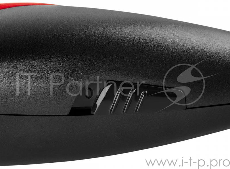 Машинка для стрижки Scarlett SC-HC63C24 черный/красный 15Вт (насадок в компл:4шт)