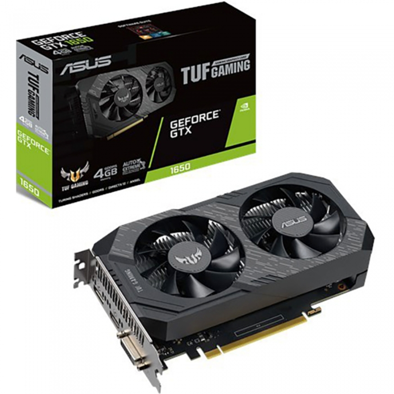 Видеокарта ASUS TUF-GTX1650-4G-GAMING /GTX1650,DVI,HDMI,DP,4G,D5