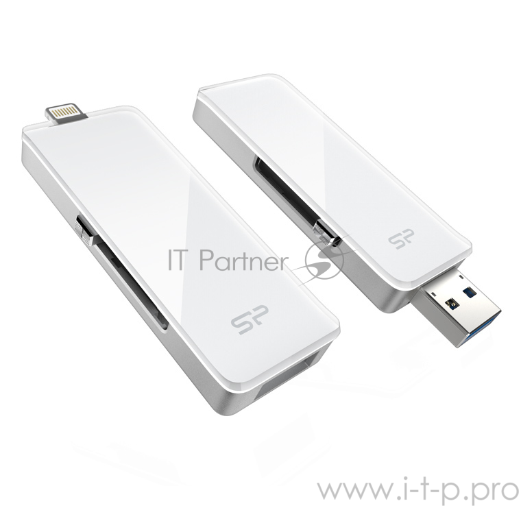 Флеш Диск Silicon Power 32Gb Lighting Drive Z30 SP032GBLU3Z30V1W USB2.0, white