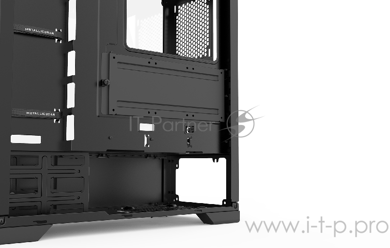 Корпус MetallicGear NEO Air Black, RGB LED Fans, боковая панель Tempered Glass, Mid-Tower