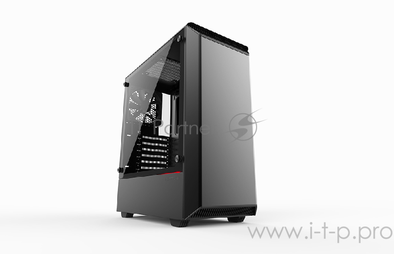 Корпус PHANTEKS Eclipse P300 Tempered Glass, Black, RGB LED иллюминация, цельнометалический, Mid-Tower