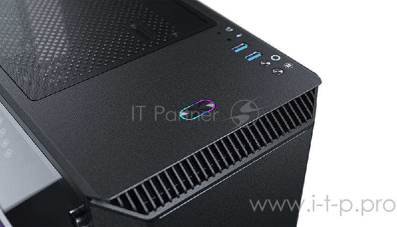 Корпус PHANTEKS Eclipse P360X, Black, Digital RGB Lighting, боковая панель Tempered Glass, Mid-Tower