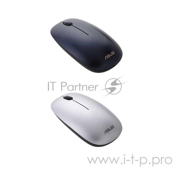 Мышь Asus MW201C черный оптическая (1600dpi) беспроводная BT для ноутбука (2but)
