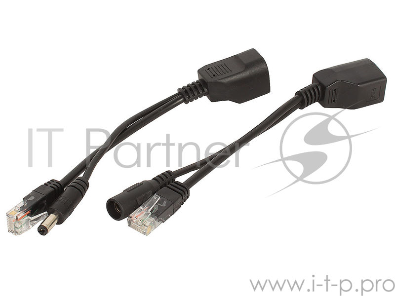 Комплект ORIENT NT-635POE PoE комплект (инжектор + сплиттер) для передачи питания DC 12V по витой паре, дальность до 30 метров, вход/выход RJ45 LAN 10